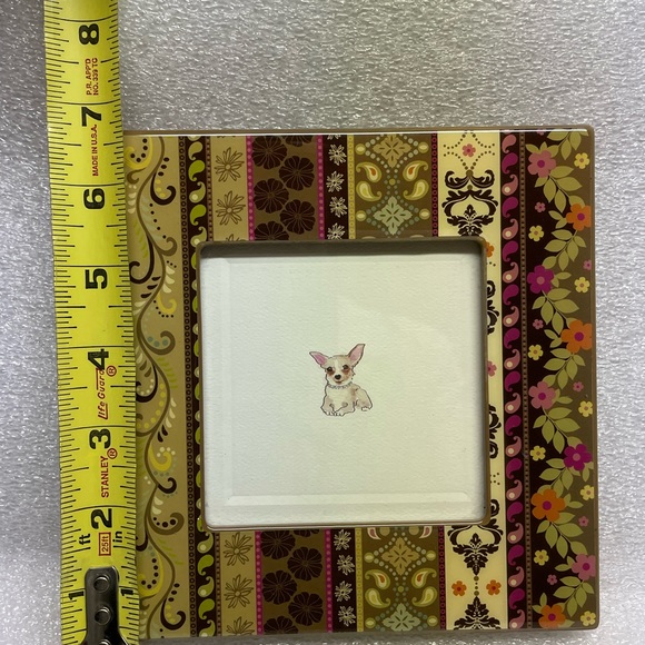 Framed water color painting of small dog - Picture 5 of 6